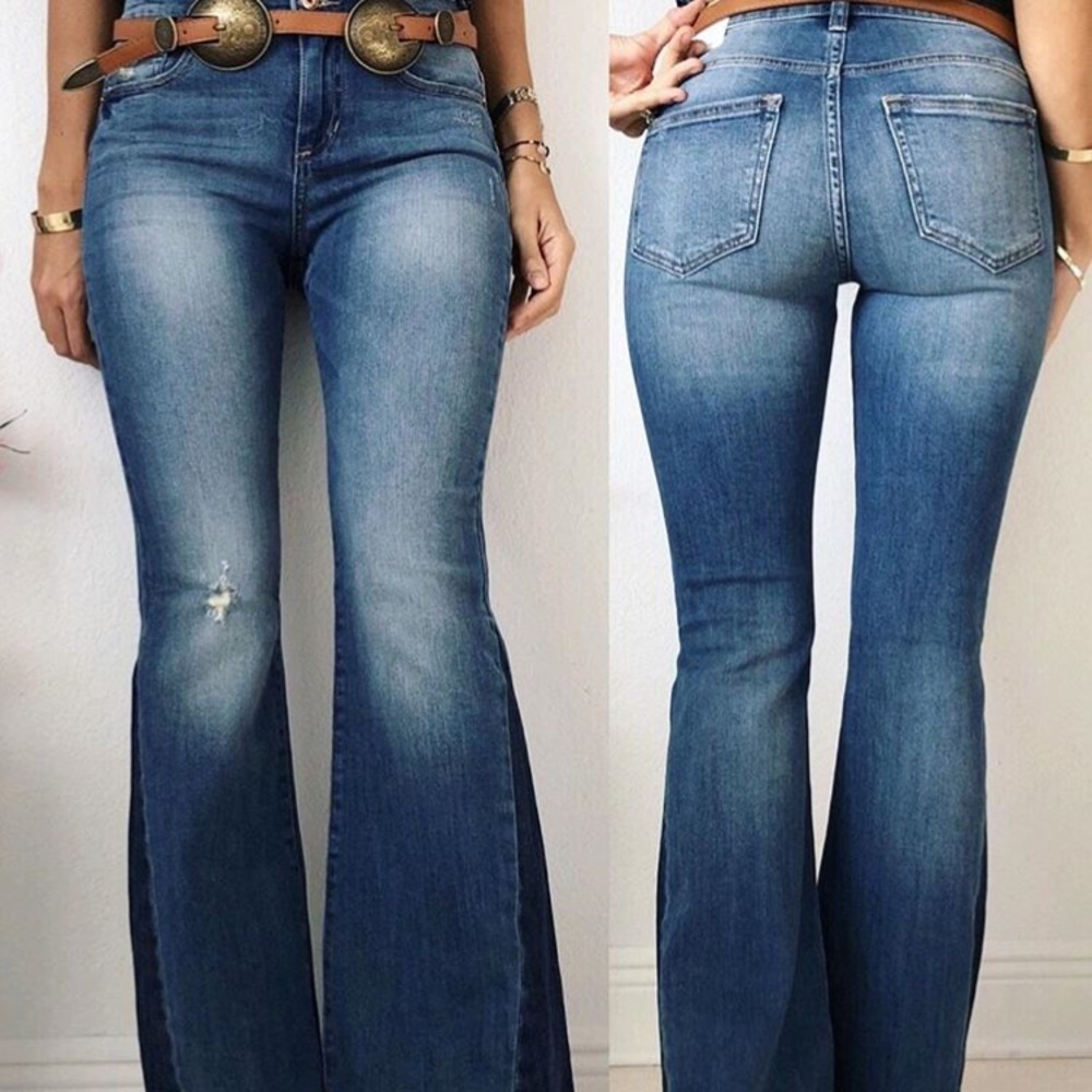 Bell bottom jeans